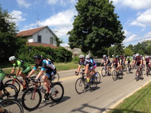 Bicycle race in Crystal Lake.