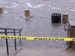 The Fox River reached flood stage on June 18 as waters reached 13.7 feet in Montgomery, according to the National Weather Service.  
