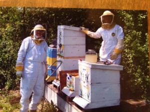 Tina Wildbrandt and her 83-year old father Allen Visin know first-hand how tenacious beekeeping can be.