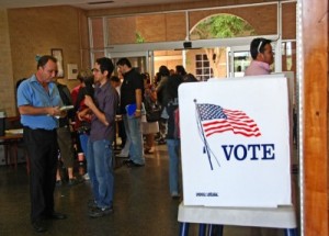 Voters in the 18th Congressional District in Illinois turned out July 7 for Republican and Democrat primary elections. 