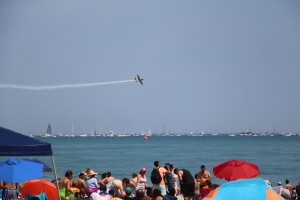  Attendees were treated to another spectacular performance during the 57thChicago Air & Water Show Aug. 15 and 16. Spectators crowded North Avenue Beach to see the awesome display of aircraft, during the largest free event of its kind in the country. It was a busy weekend in Chicago as the Cubs visited U.S. Cellular Field to play the White Sox on Saturday and Sunday. (Photos by Nick Hanson/for Chronicle Media)