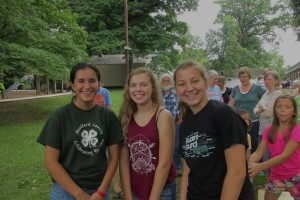 Happy faces of participants and families attending the Woodford County 4-H Fair. (Photo by U of I Extension)