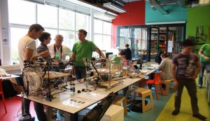 A Fab Lab high-tech fabrication workshop (Photo courtesy The Fab Lab Foundation)