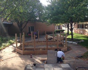 Once completed, the Alice Gustafson School deck will be used for outdoor learning, seating, and relaxed reading. 