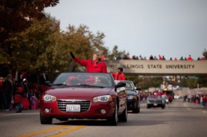 Illinois State University kicks off homecoming week on Oct. 19. The annual homecoming parade will be at 10 a.m. Saturday, Oct. 24. (Photo courtesy ISU)