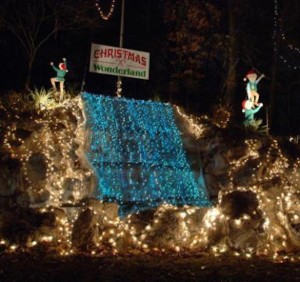 Christmas Wonderland at Rock Spring Park. (Photo courtesy: Alton Regional Convention & Visitors Bureau