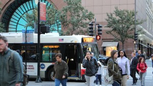 The CTA buses on the Loop Link serve a number of Chicago neighborhoods, including South Shore, Little Village, Austin and Logan Square to name a few, and the service provides critical links to Union Station, Ogilvie Transportation Center, CTA subways and Navy Pier.