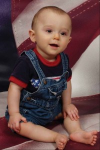 A photograph of 16-month old Benjamin Kingan, who was found unresponsive at the Minee Subee Daycare Center, and later pronounced dead.