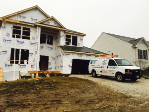 Builder Bill Schey is donating a house for Folds of Honor to sell. (photo by Adela Crandell Durkee/for Chronicle Media)