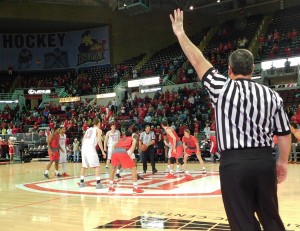 Bradley and Maryville tip off in a non-conference game earlier this month at Carver Arena.