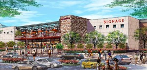 An artist’s conception of a new exterior for Charlestowne Mall in St.Charles.