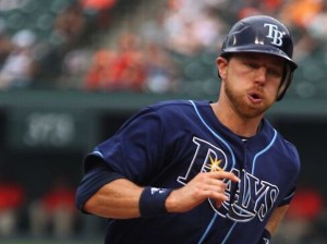 Eureka native Ben Zobrist handles a ground ball during his days as a Tampa Bay Rays second baseman. (Wikipedia photo by Keith Allison.)