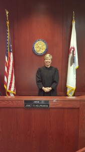 Janet Holmgren in her Rockford courtroom (Courtesy Janet Holmgren) 