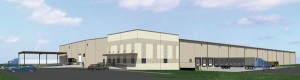 Rendering of new 100,000-square-foot warehouse space now under construction at America’s Central Port. (Photo courtesy: America’s Central Port District)