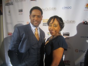 Actor Blair Underwood (left), serves as executive producer and narrator for "Olympic Pride, American Prejudice," written and directed by Deborah Riley Draper (right).