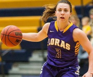 Kaitlin Phillips, a Hinkley native, is a senior on the Loras College women’s basketball team