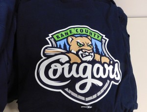 The new Kane County Cougars logo features an illustration of a fiercer mascot and new color scheme. 