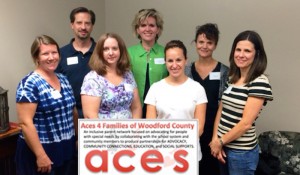 ACES for Families of Woodford board members: Front row (from left) Jackie Blackburn, DAndra Griffith Durr, Amanda Nauman and Alysia Rumier-Short; Back row (from left) Bill Grohs, Margaret Baker and Jean Moore. (Photo from ACES for Families of Woodford)