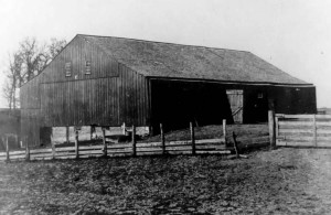 This photo of the 176-year-old Davidson barn was likely taken more than 100 years ago, according to Steve Colburn, president of the nonprofit Barnstorming group that is leading an effort to restore the barn as a community center. (Photo courtesy of Steve Colburn/Barnstorming)