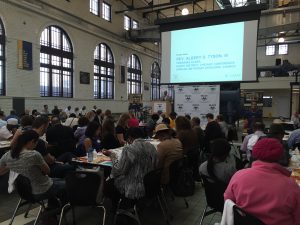 About 300 North Lawndale residents and stakeholders gathered to share ideas for a plan to rejuvenate the neighborhood April 16. (Photo by Jean Lotus/for Chronicle Media) 