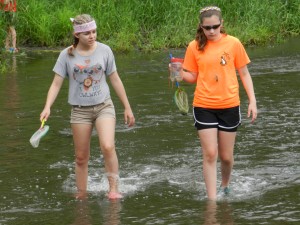: Scouts participate in a variety of programs ranging from financial education and STEM programs to outdoor learning such as this camp at LeRoy Oaks Forest Preserve in St.Charles. (Photo courtesy Girl Scouts of Northern Illinois)