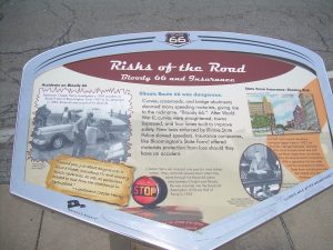 The Cruisin’ with Lincoln on 66 Visitor’s Center in Bloomington explains the impact the so-called Mother Road had on Illinois and the other states along the historic route. (Photo courtesy McLean County Museum of History)