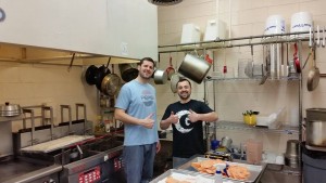 Lifelong friends Brandon Leach and Zack Poleto have found success in renting space from the Bloomington VFW to operate their pop-up restaurant BraiZe. “It’s pretty much unheard of,” Leach said. (Photo courtesy BraiZe)