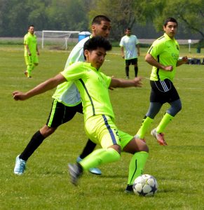 - A soccer game is played May 8 at the Sycamore Park Sports Complex off of Airport Road.