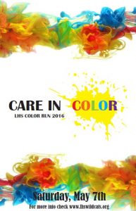 The Libertyville High School Student Council will hold its 2nd LHS Care in Color Fun Run from noon to 2 p.m. May 7.