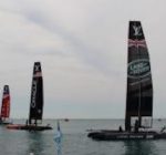 Sailing with the America’s Cup on Lake Michigan