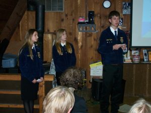The Midland High School FFA Ag Debate team took top honors in debate competition during this year's Illinois FFA Convention and will head to Indianapolis for national debate competition this fall. (Photo by Tim Alexander)
