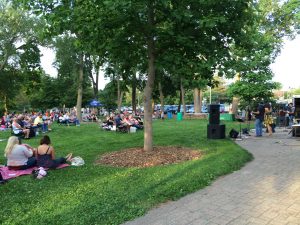Hudson Crossing Park, S. Harrison St., Oswego, will host Stories in the Park on the morning of Wednesday, July 26. (Photo courtesy Oswegoland Park District) 