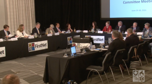 The First Responder Network Authority (FirstNet) board met in Chicago June 30. FirstNet awarded the Illinois Emergency Management Agency $14 million in advance of the rollout of a national public safety communications network. (Courtesy: FirstNet website) 
