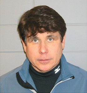 Former Illinois governor Rod Blagojevich is serving a prison term until 2024.