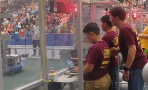 A team competes in the Rock River Off-Season robotics competition on July 30 at . Rock Valley College . 