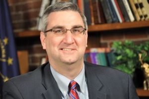  Indiana Lt. Gov. Eric Holcomb. Illinois Gov. Bruce Rauner made a personal donation of $100,000 to Indiana Holcomb’s campaign for governor. 