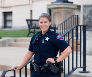 Kate Stinson recently joined the Bloomington Police Department (Photo courtesy of Bloomington Police Dept.)