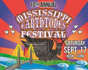 Poster for Mississippi Earthtones Festival (Photo courtesy of city of Alton)