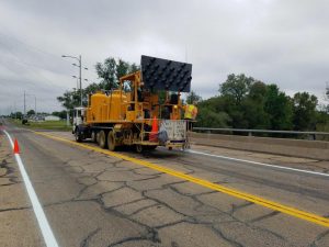 The referendum asks voters to authorize Peoria County to increase its share of sales tax by one-quarter percent, which will go specifically to improve county-owned roads. (Photo courtesy of Peoria Co. Highway Department) 