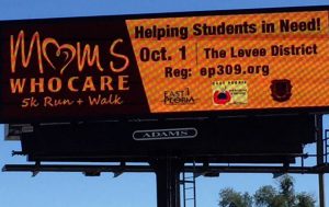 The Moms Who Care Race/Walk, benefitting East Peoria High School, will be held Oct. 1 in the East Peoria Levee District. (Photo courtesy of Moms Who Care)