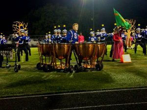 The Carl Sandburg High School Marching Pioneers competed Oct. 8 at the 2016 Metamora High School Invitational.  Carl Sandburg received Best Winds award, auxiliary and drum majors both placed 2nd in Class 4A and the band took second place overall in class 4A. Percussion received first place in the Intermediate class of the Snare in the Square. (Photo by Holly Eitenmiller / for Chronicle Media)