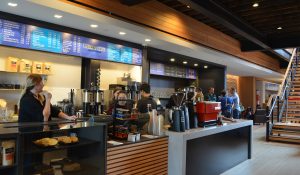 A view of the first-floor Market Cafe portion of Naperville’s new The Craftsman restaurant, created by Two Brothers founders Jim and Jason Ebel. (Photo by Cathy Janek / for Chronicle Media)