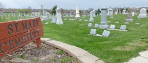 St. Mary Cemetery is one of the area cemeteries that will be featured in the first Local Lore lecture at the Ellwood House Museum in DeKalb. 