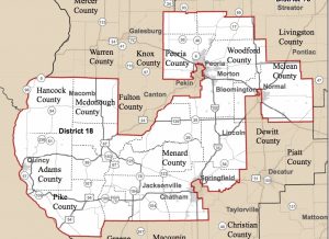 The 18th Congressional District voting map. (Image courtesy of govtrack.org)