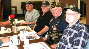 The Fox Valley Park District is hosting a Veterans Day Luncheon from noon to 2:30 p.m. on Friday, Nov. 4, at the Prisco Community Center, 150 W. Illinois Ave., Aurora. The luncheon is free to veterans. (Photo courtesy of FVPD)