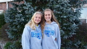 Kelsey McClannen, left and Marissa Herrmann were first inspired to plan Eureka Lake Bark last year in Cheri Ogg's social studies class. The two were pared in an assignment to create a plan that would improve the community. 