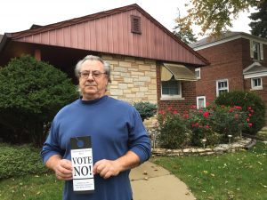 Retired ER nurse Don Mitchell believed Westchester officials were not transparent about a tax increase referendum Nov. 8. (Chronicle Media) 
