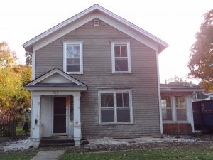 The home started with two bedrooms upstairs and 1½ bath. It will metamorphose into three-bedroom with a master bath on the ground floor, along with a master bath and walk-in closet.