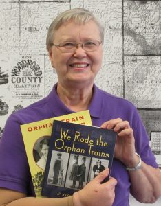 Karen Fyke will explain the Depression-era Orphan Train project at the Nov. 10 meeting of the Woodford County Historical Society. (Photo courtesy of Woodford Co. Historical Society)