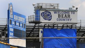The home field of the Lake Zurich Bears high school football team hosted the Nov. 5 IHSA Class 7A playoff contest with Fenwick. District 95 chose not to forfeit the contest, despite a hazing incident, two days before.   